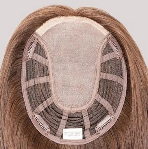 ARIEL Fine mono with weft sides and back, with 4 pressure-sensitive clips
